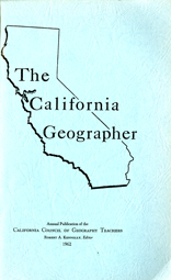California Geographer Cover