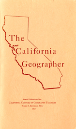 California Geographer Cover 1967