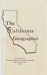 California Geographer Cover 1968