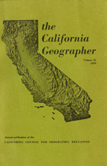 California Geographer Cover 1970