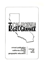 California Geographer Cover 1972