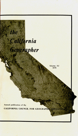 California Geographer Cover 1975