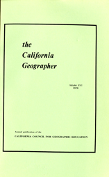 California Geographer Cover 1976