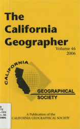 California Geographer Cover 2006