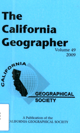 California Geographer Cover 2009