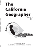 California Geographer Cover 2011