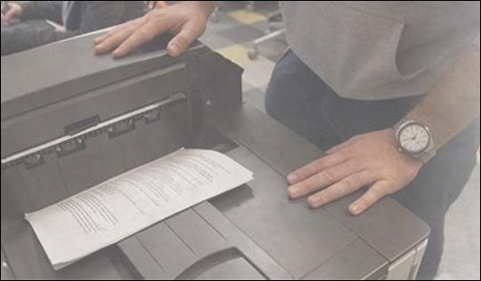 printing at copy machine