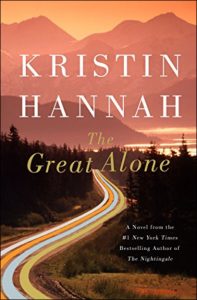 The Great Alone title and a long highway