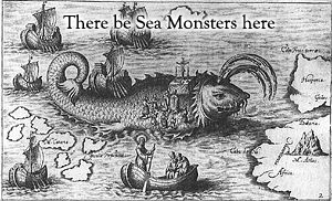Sea Monsters.  Hidden easter egg