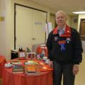 Reunion organizer Harold Nyland with memories