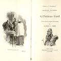 Frontispiece and title page from 1899 edition of A Christmas Carol