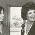 Bobbi Fiedler (left), organizer and executive director of the BUSTOP Campaign and Roberta Weintraub (right), former president (1979) of the Los Angeles Board of Education. Daily News Morgue Files of the Bustop Campaign Collection. Bobbi Fiedler (left), organizer and executive director of the BUSTOP Campaign and Roberta Weintraub (right), former president (1979) of the Los Angeles Board of Education. Daily News Morgue Files of the Bustop Campaign Collection.