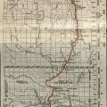 Map of the Los Angeles Aqueduct, 1908. Catherine Mulholland Collection.