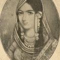 Newspaper clipping: The Lady of the Taj Newspaper clipping: The Lady of the Taj