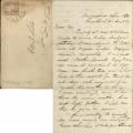 Letter from Sell to brother
