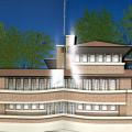 Frank Lloyd Wright in Pop-Up, “Frederick C. Robie House “The Battleship,” 1906, call #   NA737.W7 T533 2002