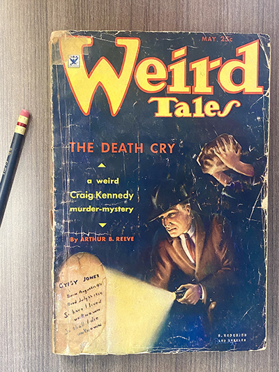 Weird Tales cover, v.25 no.5, May 1935