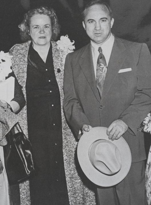 Agness Underwood and Mickey Cohen