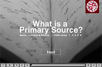 What is a primary source? screenshot