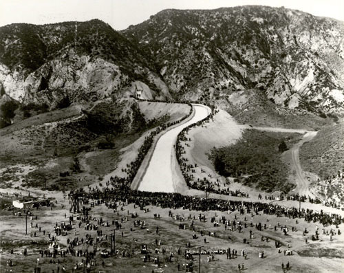 Los Angeles Aqueduct opening day, 1913