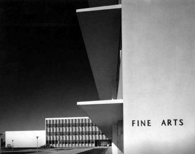 Fine Arts building at San Fernando Valley State College
