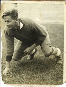 Ted Ellsworth playing football