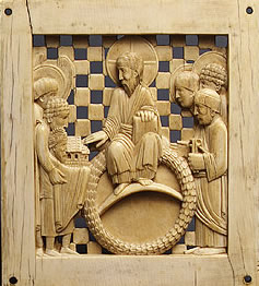 Emperor Otto Presenting a Model of His Church  962-968