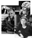 Portraits of E.O. Wilson, Geertz, Leacock