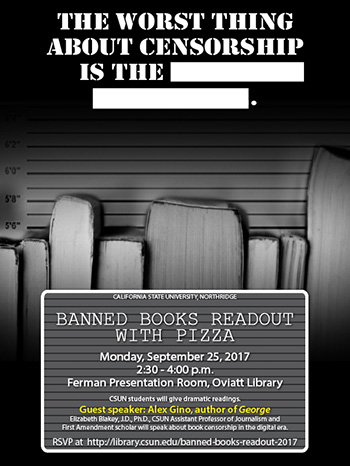 Thumbnail of Event Poster - Banned Books Readout 2017