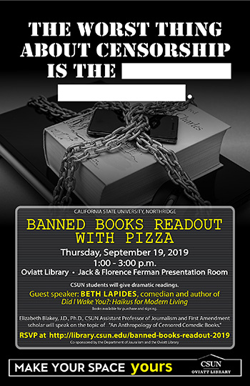 Thumbnail of Event Poster - Banned Books Readout 2019