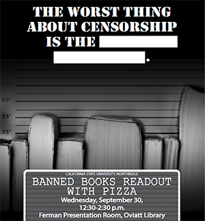 Thumbnail of Event Poster - Banned Books Readout 2015