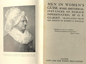Men in Women's Guise - Special Collections Book