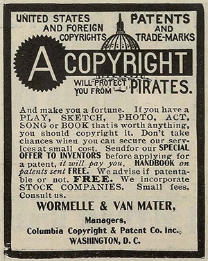 Copyright will protect you from pirates.  Copyright pamphlet.