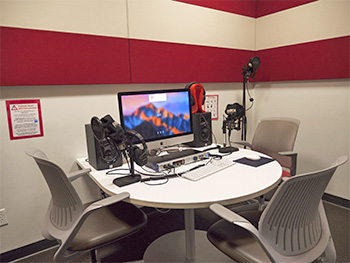 Recording Studio in the Creative Media Studio