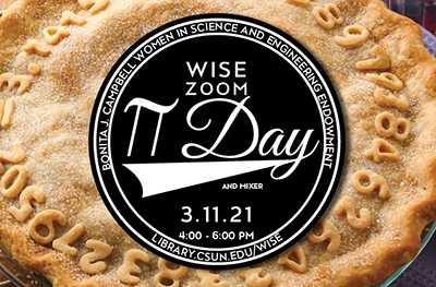 WISE Pi Day + Pie and Mixer postcard