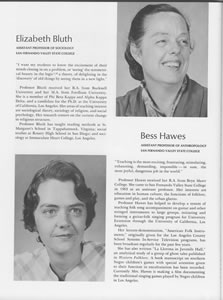 Elizabeth Bluth and Bess Hawes