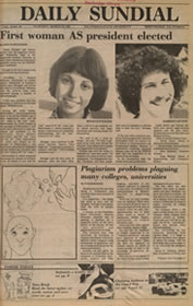 DAILY SUNDIAL, MARCH 19, 1981 – “FIRST WOMAN AS PRESIDENT ELECTED” 