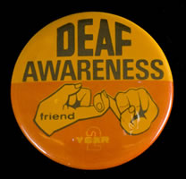 Deaf Awareness Pin