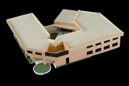 ARCHITECTURAL MODEL OF THE NATIONAL CENTER ON DEAFNESS
