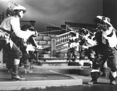 FIGHT SCENE FROM THE THREE MUSKETEERS, 1983