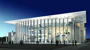 THE NEW VALLEY PERFORMING ARTS CENTER AT CALIFORNIA STATE UNIVERSITY, NORTHRIDGE (ARTIST’S RENDERING)
