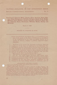 Document: Senate Constitutional Amendment