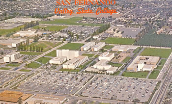 Postcard: Aerial view of Campus 1960s