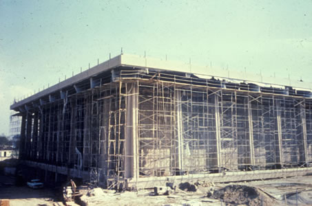 CONSTRUCTION OF OVIATT LIBRARY, 1971