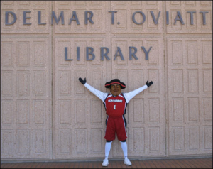 Matty at Library