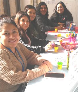 CSUN students at Arts & Crafts table