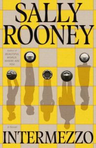 book cover of Intermezzo showing a chess board