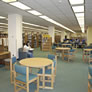 First floor library core before construction.