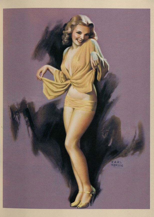 Picture Poster Print Vintage Art Pin Up 1940s Pin-Up Girl Eek A Mouse 
