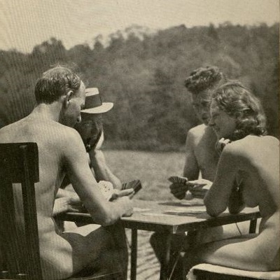 Vintage Retro Nudist Nude - Living in the Nude | Oviatt Library